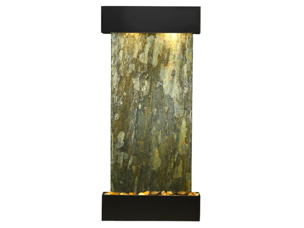 Cascade Springs-Square-Blackened Copper-Green Natural Slate