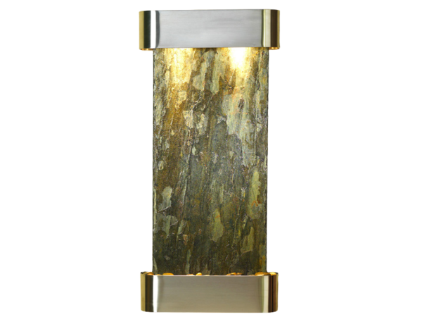 Cascade Springs-Round-Stainless Steel-Green Natural SlateCascade Springs-Round-Stainless Steel-Green Natural Slate