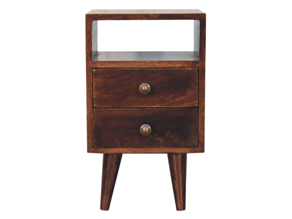 Mini Classic California Walnut Bedside