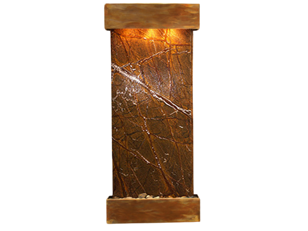 Inspiration Falls-Square-Rustic Copper-Brown Marble