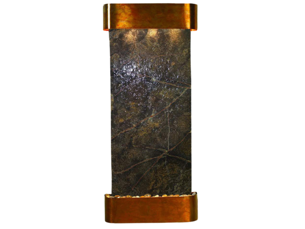 Inspiration Falls-Round-Rustic Copper-Green Marble