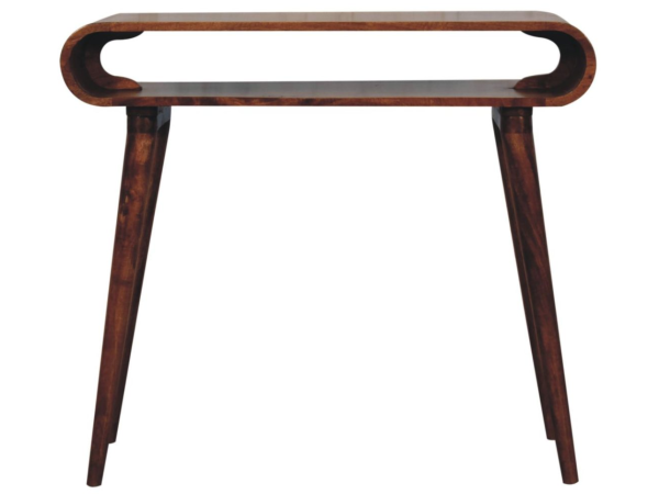 Amaya Honey Caramel Nordic Style Console Table