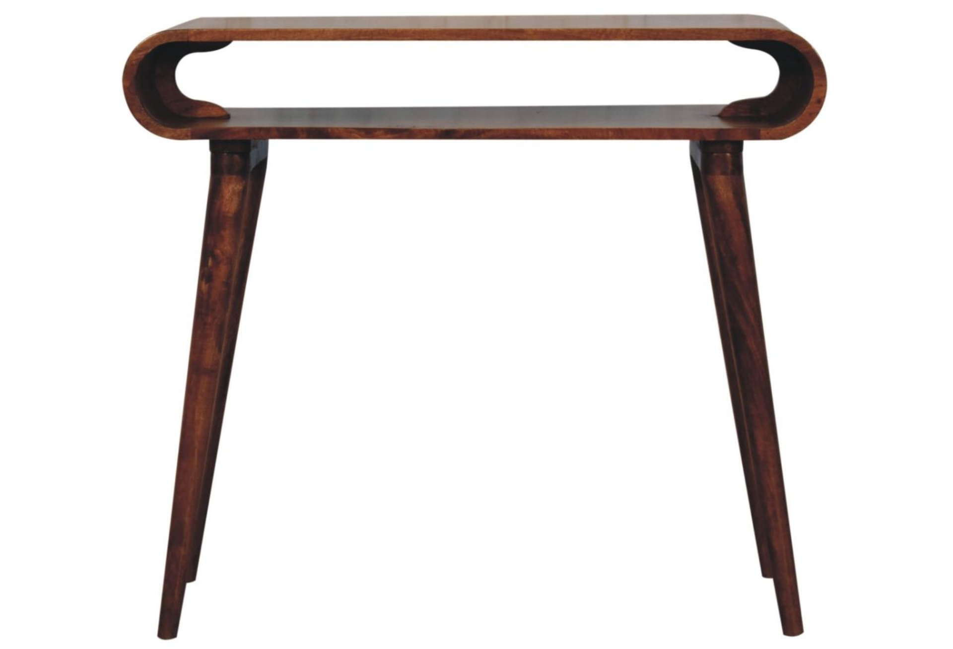 Amaya Honey Caramel Nordic Style Console Table