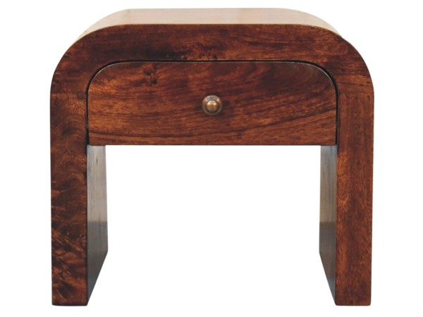 California Walnut Disc Bedside