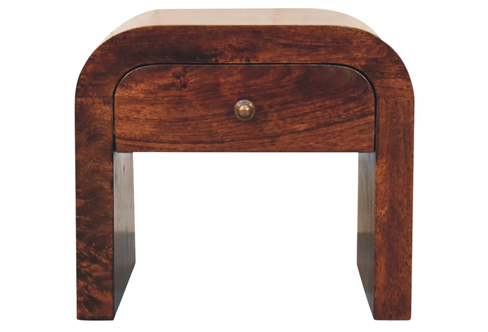 California Walnut Disc Bedside