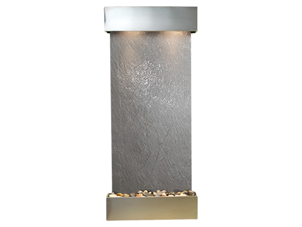 Inspiration Falls-Square-Stainless Steel-Black Featherstone