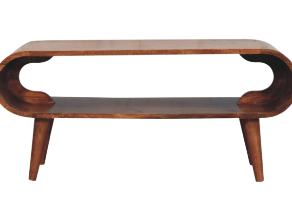 Amaya Nordic Style Honey Caramel Coffee Table