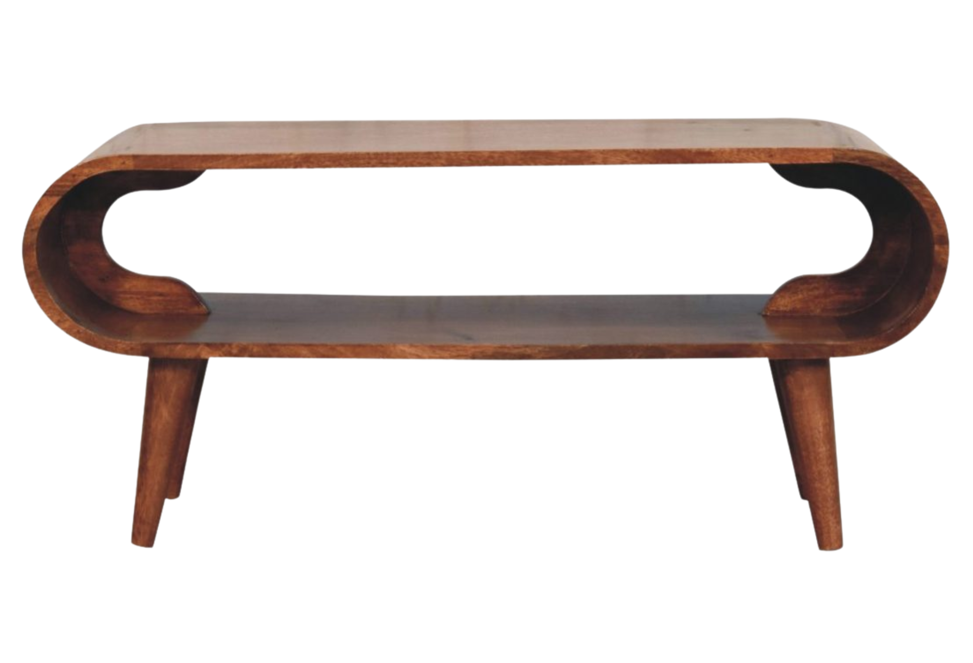 Amaya Nordic Style Honey Caramel Coffee Table