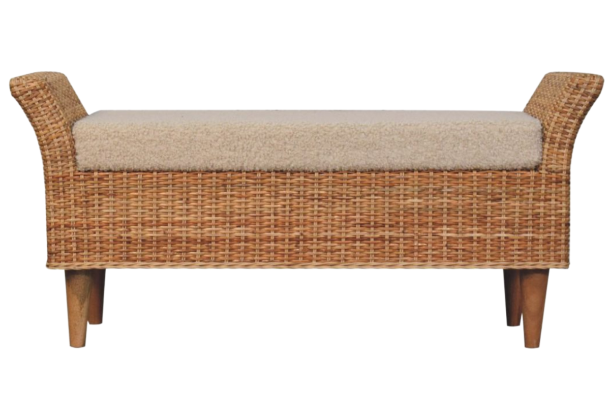 Riviera Woven Bench