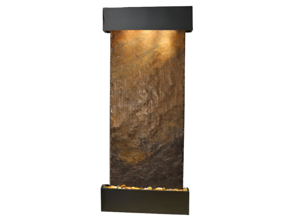Inspiration Falls-Square-Blackened copper-Multi-Color Natural Slate