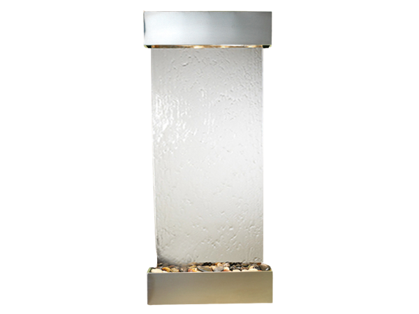 Inspiration Falls-Square-Stainless Steel-Silver Mirror
