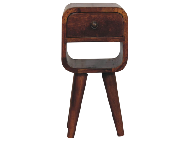 Extra Mini Chestnut Curve Lower Bedside