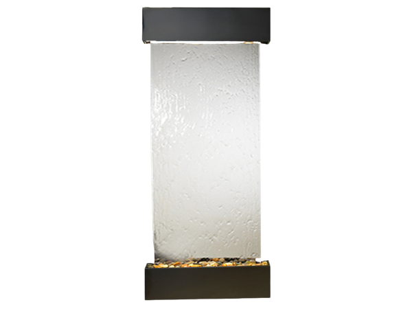 Inspiration Falls-Square-Blackened copper-Silver Mirror