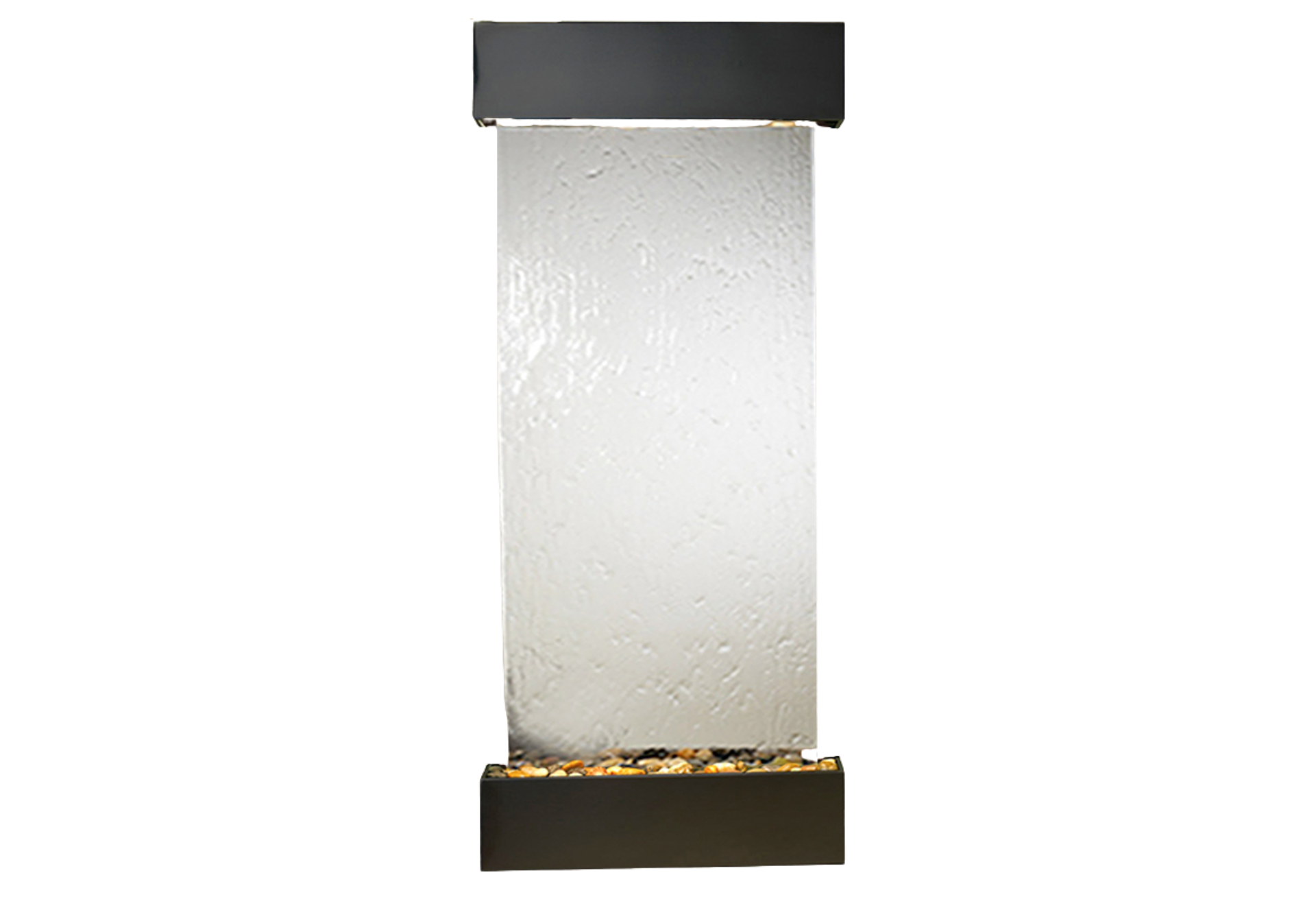 Inspiration Falls-Square-Blackened copper-Silver Mirror