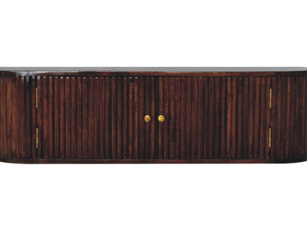 Chunky Chestnut Floating Bedside