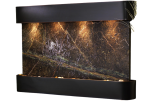 Sunrise Springs-Round-Blackened Copper-Green Marble
