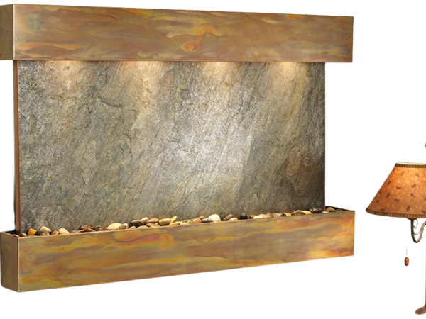 Sunrise Springs-Square-Rustic Copper-Green Featherstone