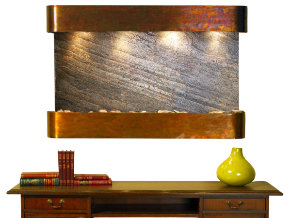 Sunrise Springs-Round-Rustic Copper-Green Featherstone