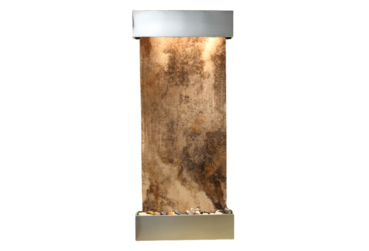 Inspiration Falls-Square-Stainless Steel-Magnifico Travertine