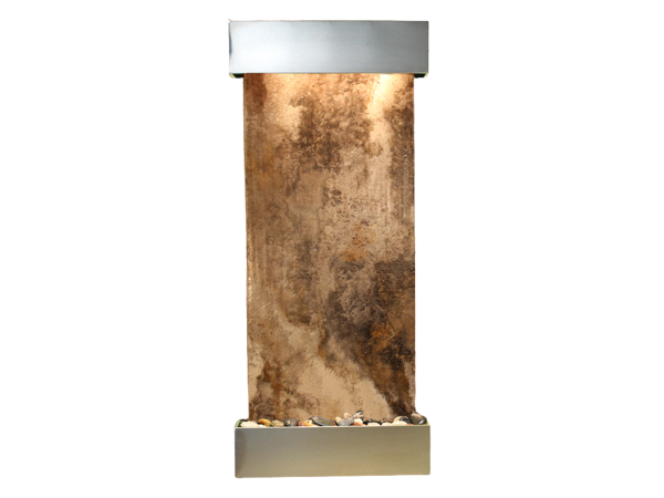 Inspiration Falls-Square-Stainless Steel-Magnifico Travertine