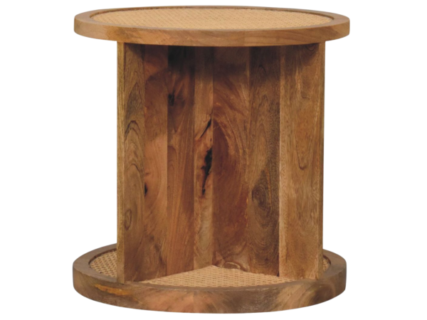 Close-knit Corner End Table