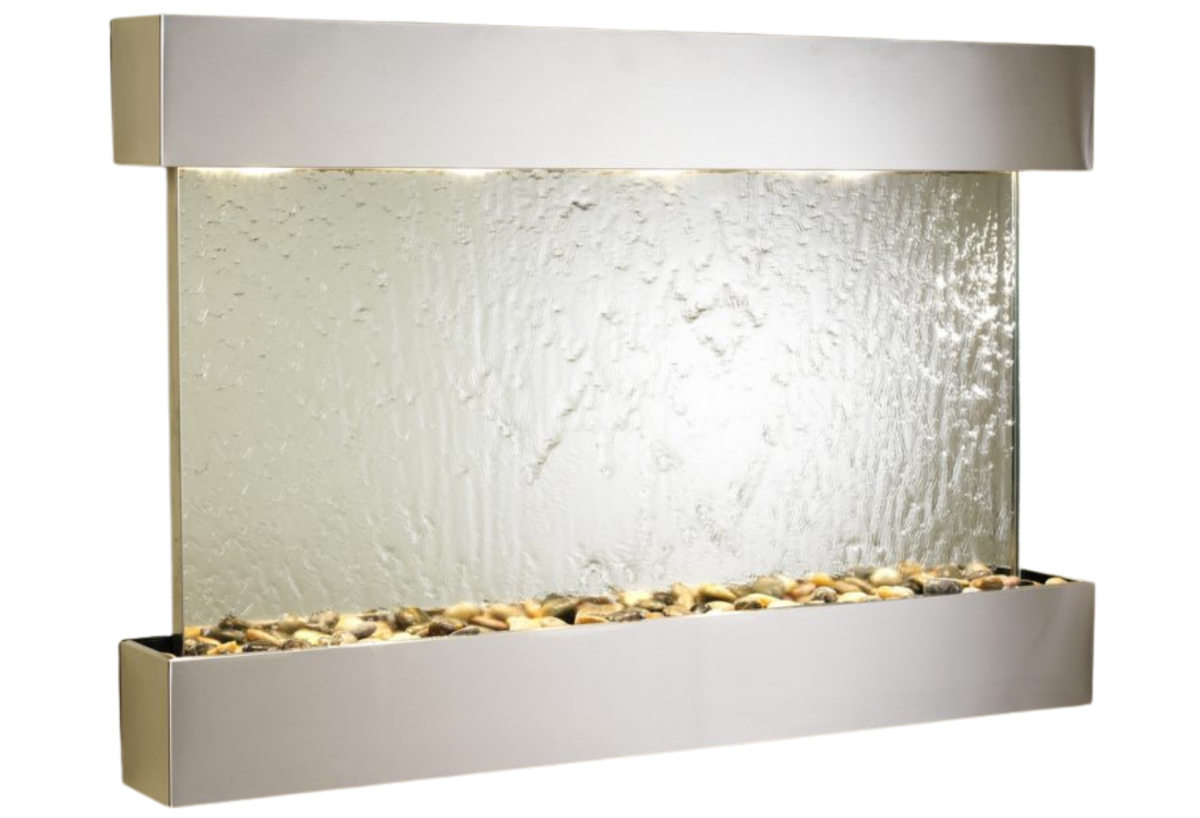 Sunrise Springs-Square-Stainless Steel-Silver Mirror