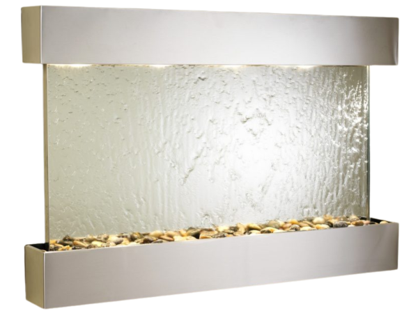 Sunrise Springs-Square-Stainless Steel-Silver Mirror