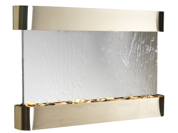Sunrise Springs-Round-Stainless Steel-Silver Mirror