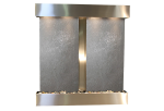 Aspen Falls-Square-Stainless Steel-Black Featherstone
