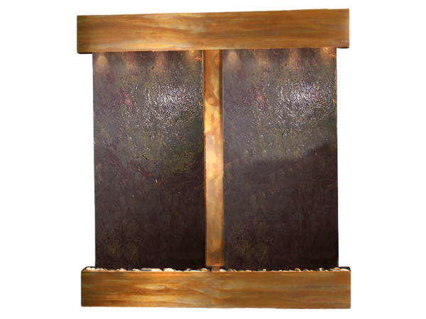 Aspen Falls-Square-Rustic Copper-Multi-Color Featherstone