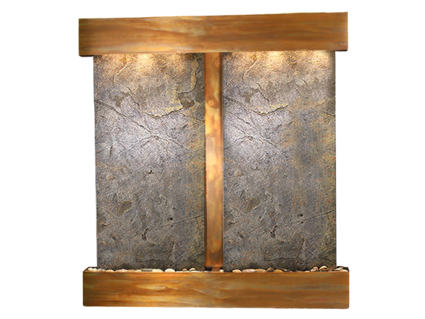 Aspen Falls-Square-Rustic Copper-Green Featherstone