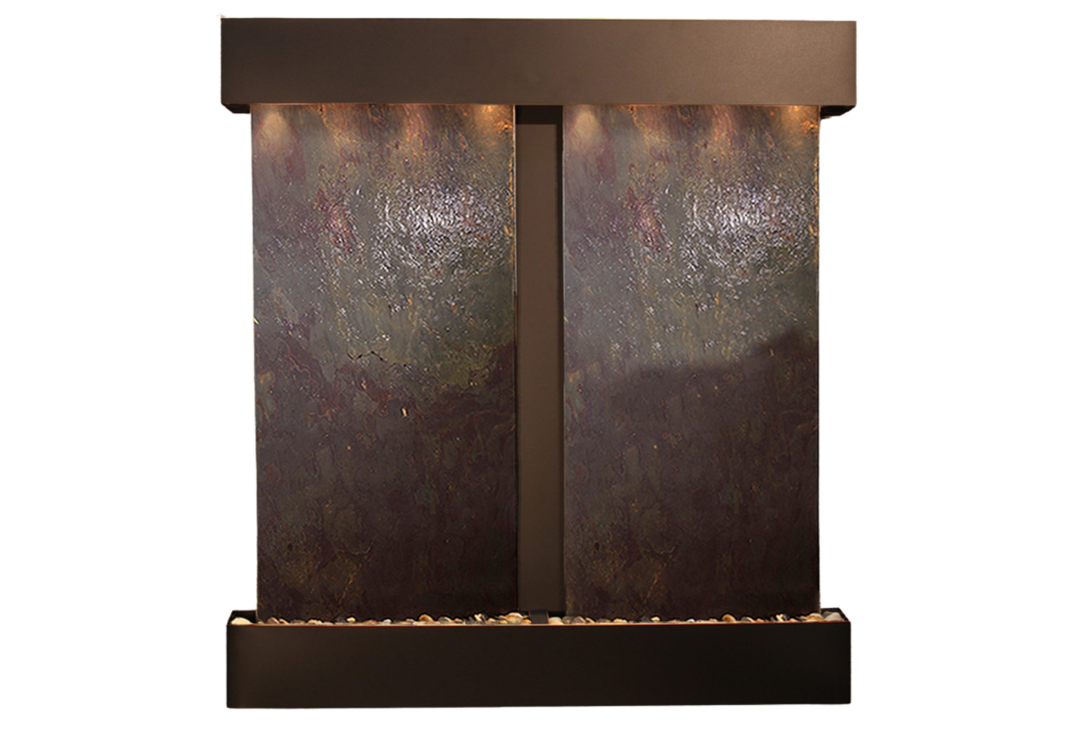 Aspen Falls-Square-Blackened Copper-Multi-Color Featherstone