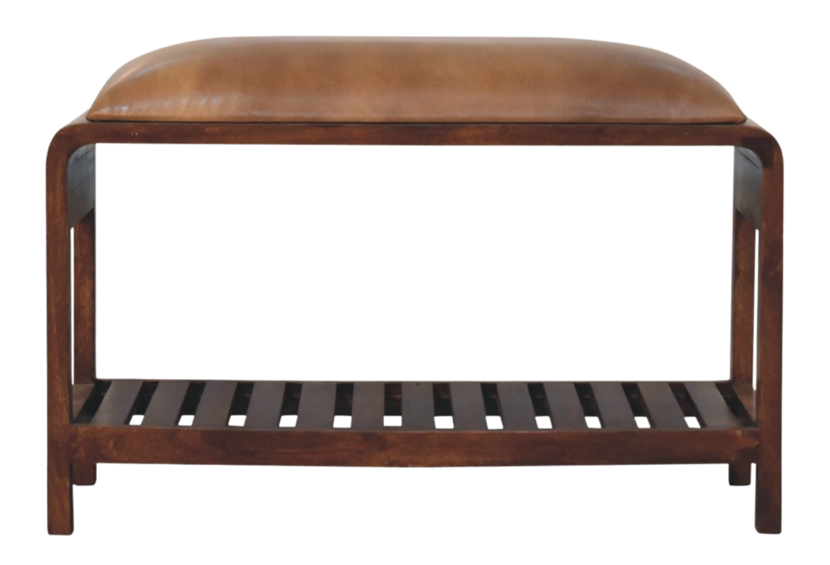 Buffalo Slatted Square Bench