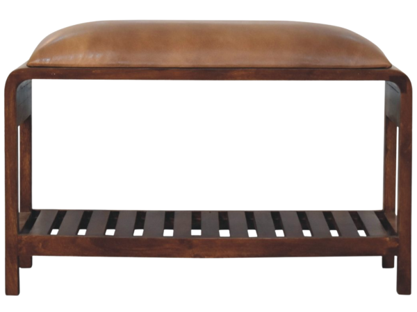 Buffalo Slatted Square Bench