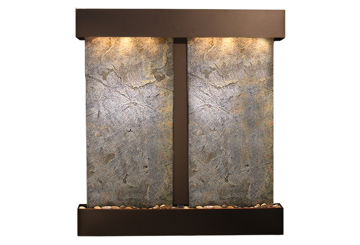Aspen Falls-Square-Blackened Copper-Green Featherstone