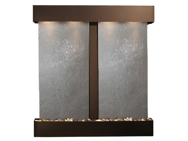 Aspen Falls-Square-Blackened Copper-Black Featherstone