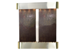 Aspen Falls-Round-Stainless Steel-Multi-Color Featherstone
