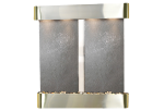 Aspen Falls-Round-Stainless Steel-Black Featherstone