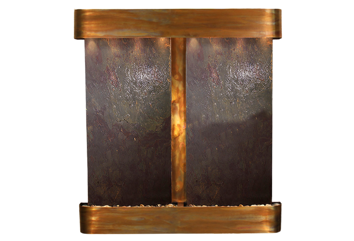 Aspen Falls-Round-Rustic Copper-Multi-Color Featherstone