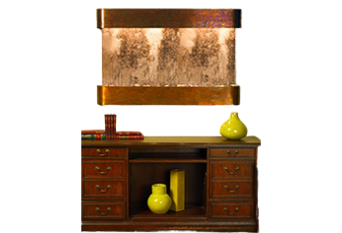 Sunrise Springs-Round-Rustic Copper-Magnifico Travertine