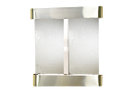 Aspen Falls-Round-Stainless Steel-Silver Mirror