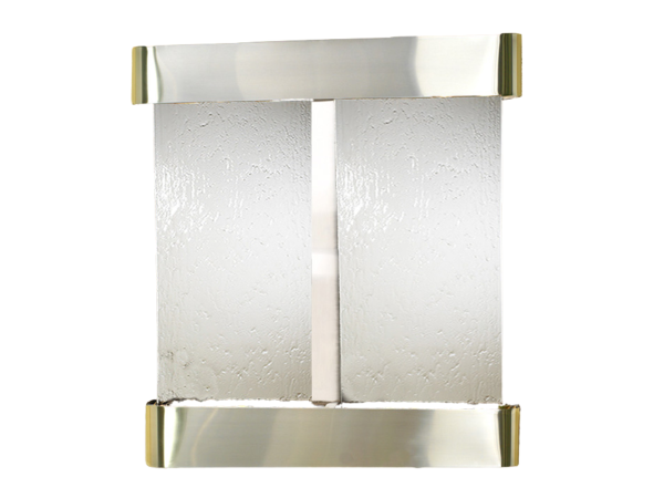 Aspen Falls-Round-Stainless Steel-Silver Mirror
