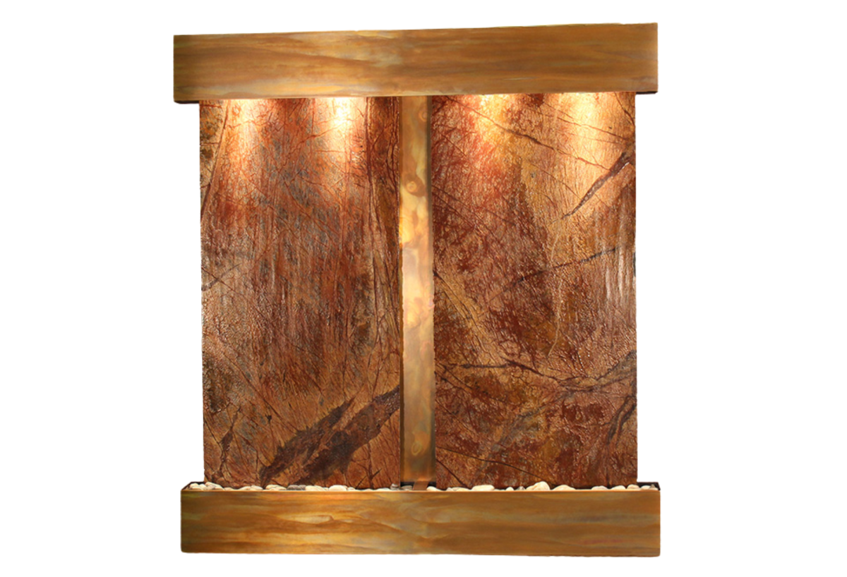 Aspen Falls-Square-Rustic Copper-Brown Marble