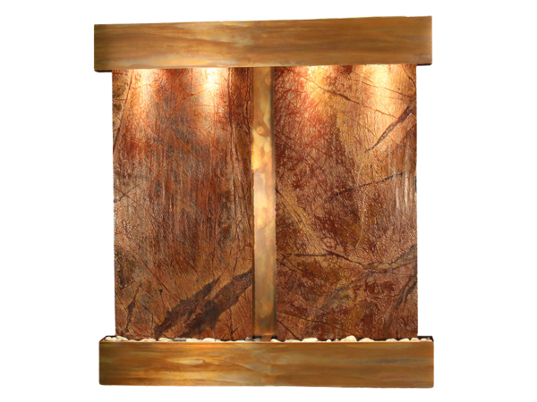 Aspen Falls-Square-Rustic Copper-Brown Marble