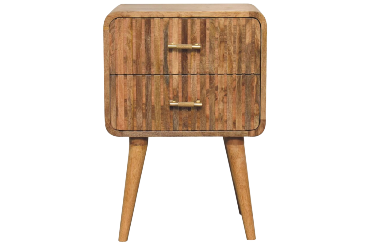 T-bar Ridged nightstand