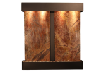 Aspen Falls-Square-Blackened Copper-Brown Marble