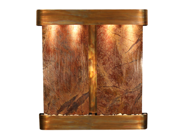 Aspen Falls-Round-Rustic Copper-Brown Marble (1)