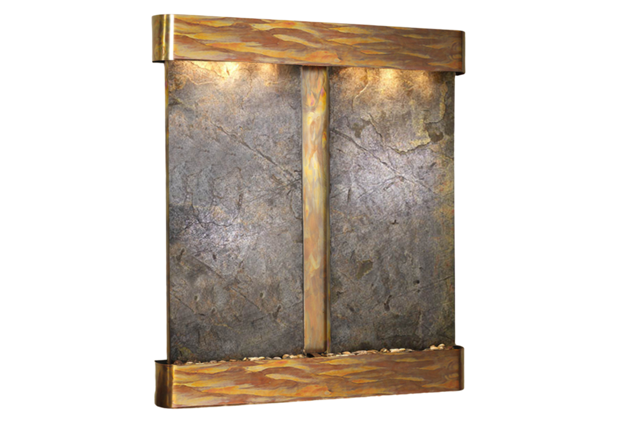 Cottonwood Falls-Round-Rustic Copper-Green Featherstone
