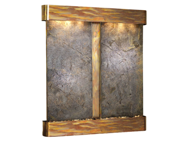 Cottonwood Falls-Round-Rustic Copper-Green Featherstone