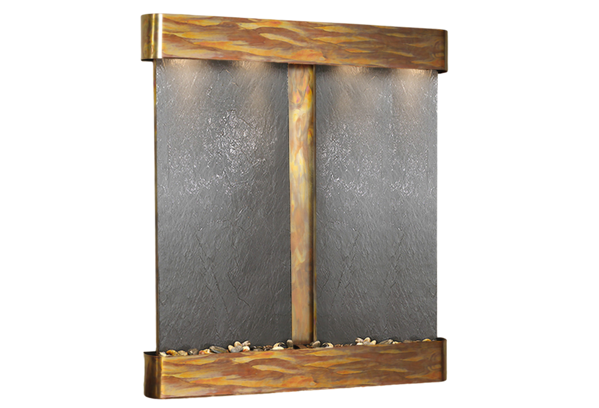 Cottonwood Falls-Round-Rustic Copper-Black Featherstone